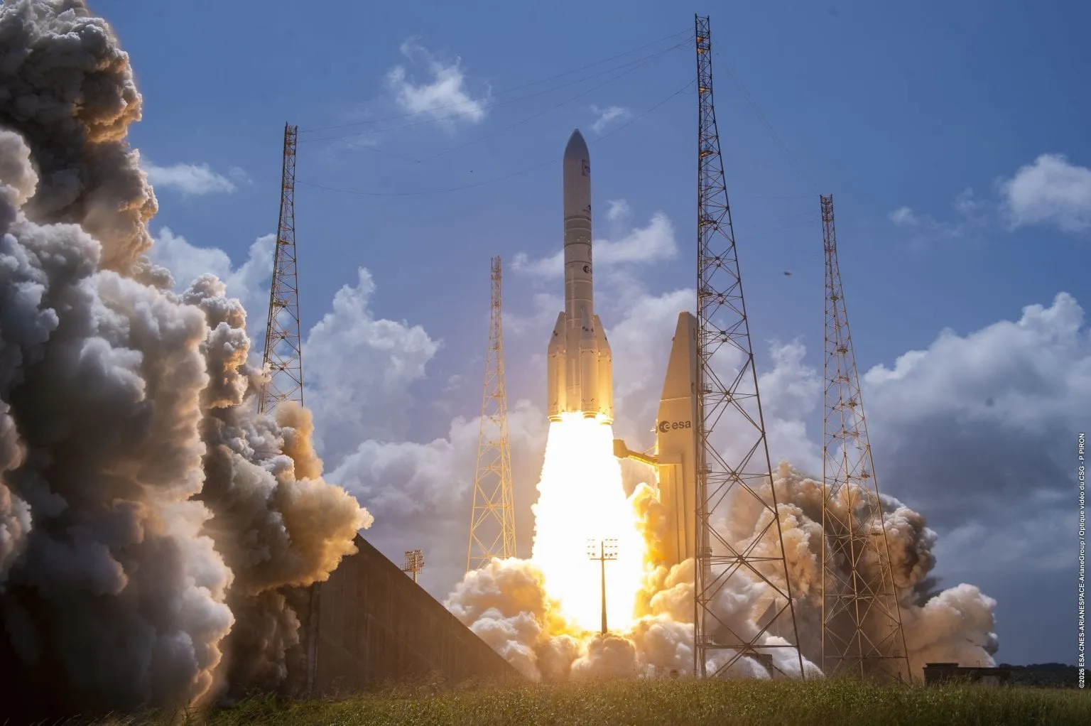 Décollage d’une fusée Ariane 6