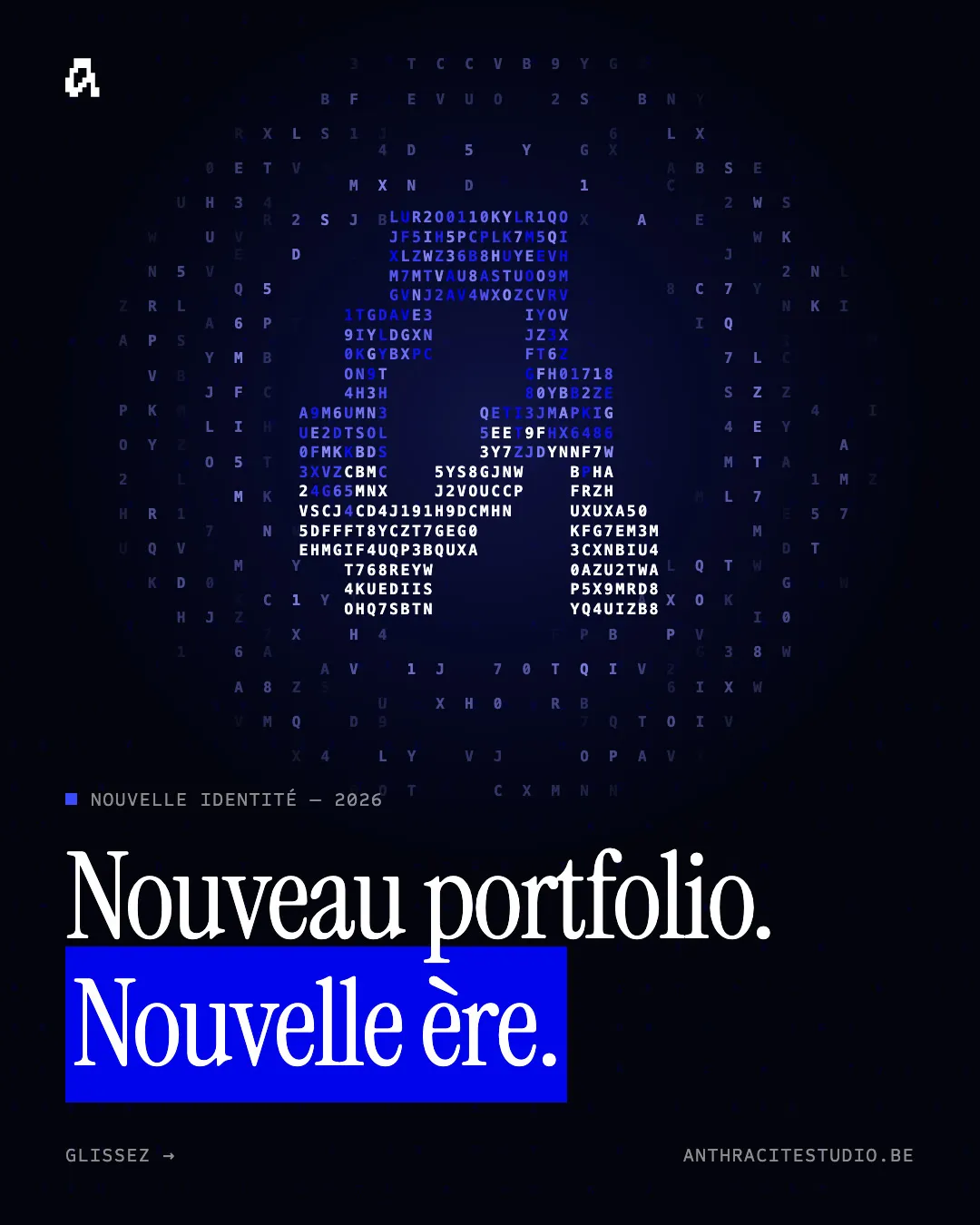 Couverture du carrousel : « Nouveau portfolio. Nouvelle ère. »